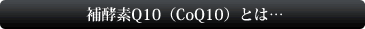 補酵素Q10（CoQ10）とは…